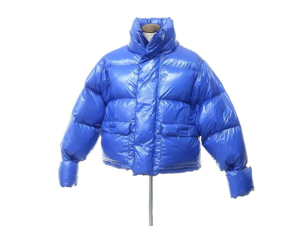 【中古】エンタイア スタジオ Entire Studios リップストップナイロン ダウンジャケット ブルー【 L 】【 状態ランクA 】【 メンズ 】 [CPD]