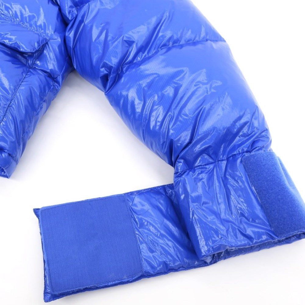 【中古】エンタイア スタジオ Entire Studios リップストップナイロン ダウンジャケット ブルー【 L 】【 状態ランクA 】【 メンズ 】 [DPD]