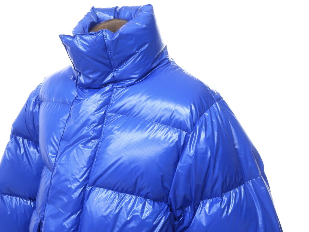 【中古】エンタイア スタジオ Entire Studios リップストップナイロン ダウンジャケット ブルー【 L 】【 状態ランクA 】【 メンズ 】[DPD]