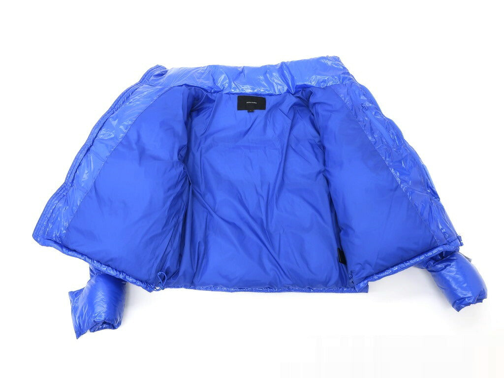 【中古】エンタイア スタジオ Entire Studios リップストップナイロン ダウンジャケット ブルー【 L 】【 状態ランクA 】【 メンズ 】[DPD]