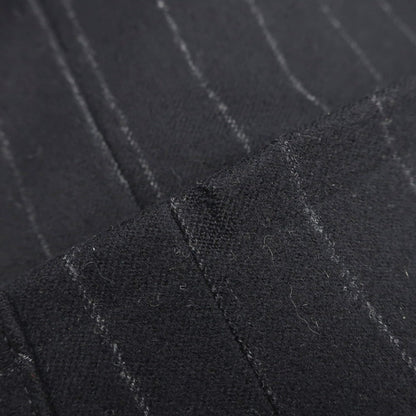 [Used] Ichibankan Clothing Store Ginza Ichibankan Wool Striped Double Breasted Suit Black [BLK] [A/W] [Condition Rank C] [Men&