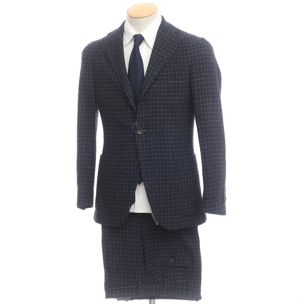 [Used] THE GIGI Wool Check 3B Set-up Suit Navy x Gray [Size 42] [NVY] [A/W] [Condition Rank C] [Men&