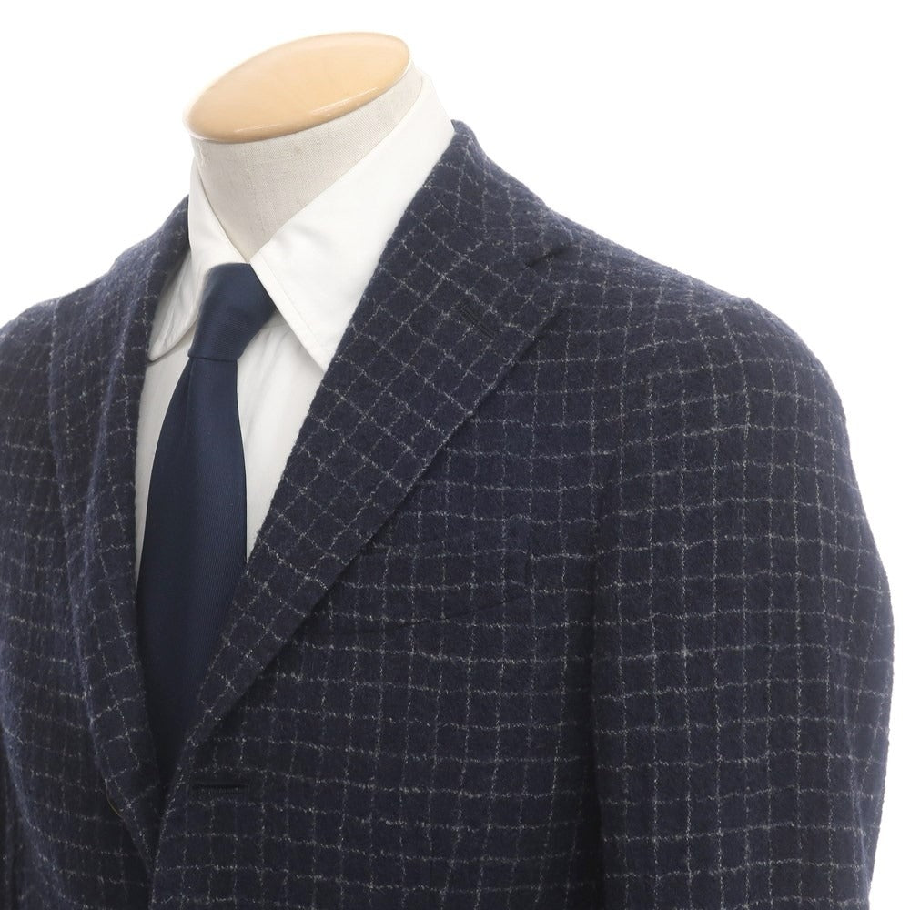 [Used] THE GIGI Wool Check 3B Set-up Suit Navy x Gray [Size 42] [NVY] [A/W] [Condition Rank C] [Men&