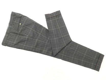 [New] ISAIA SANITA Wool Check Double-breasted Suit Dark Grey [Size 50] [GRY] [S/S] [Condition Rank N] [Men&