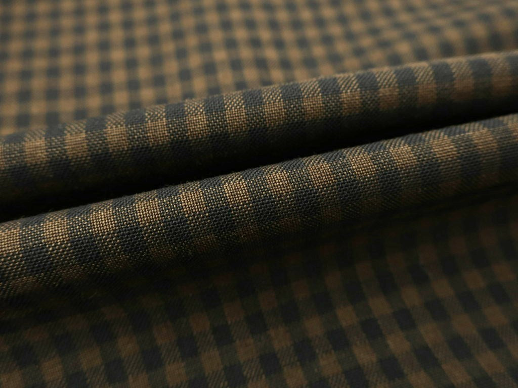 [Used] Raffaele Caruso Wool Mohair Check 3B Tailored Jacket Brown x Black [Size 50] [BRW] [S/S] [Condition Rank B] [Men&