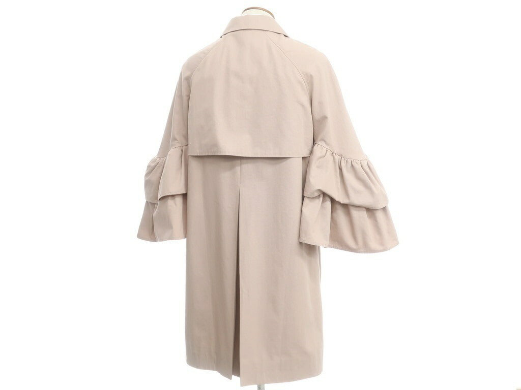 [New Outlet] LABRUM LONDON Spring/Summer 2022 Ruffle Sleeve Coat Pink Beige [Size M] [PNK] [S/S] [Condition Rank N-] [Men&