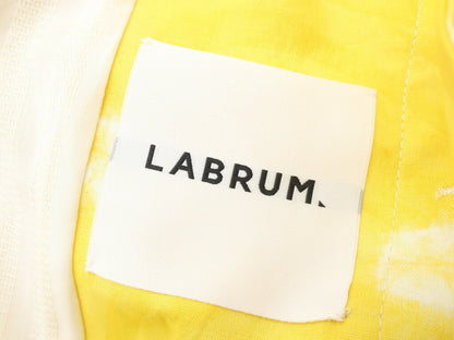 [New Outlet] LABRUM LONDON 2021 Autumn/Winter Cotton Raglan Coat Yellow x White [Size M] [YEL] [S/S] [Condition Rank N-] [Men&