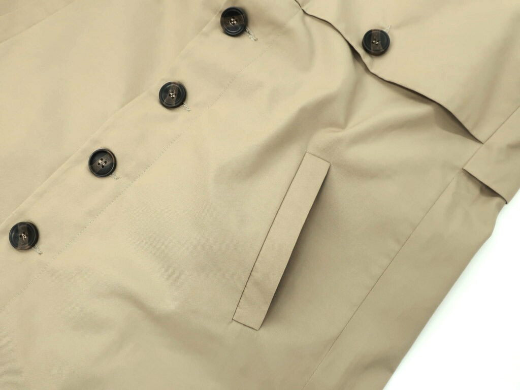 [New Outlet] LABRUM LONDON 2021 Autumn/Winter Ruffle Sleeve Coat Beige [Size M] [BEI] [S/S] [Condition Rank N-] [Men&