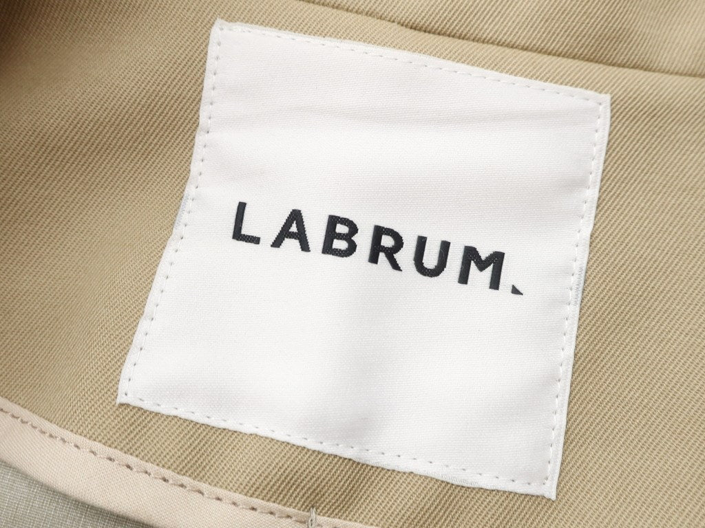 [New Outlet] LABRUM LONDON 2021 Autumn/Winter Ruffle Sleeve Coat Beige [Size M] [BEI] [S/S] [Condition Rank N-] [Men&