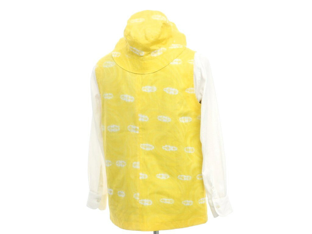 [New Outlet] LABRUM LONDON 21AW Cotton Vest Blouson, Hat, Tie 3-Piece Set Yellow x White [Size Not Specified (Approx. M)] [YEL] [S/S] [Condition Rank N-] [Men&