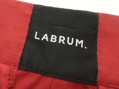 [New Outlet] LABRUM LONDON 22SS Cotton Wrap Shorts Red x Maroon [Size not listed (M size)] [RED] [S/S] [Condition Rank N-] [Men&