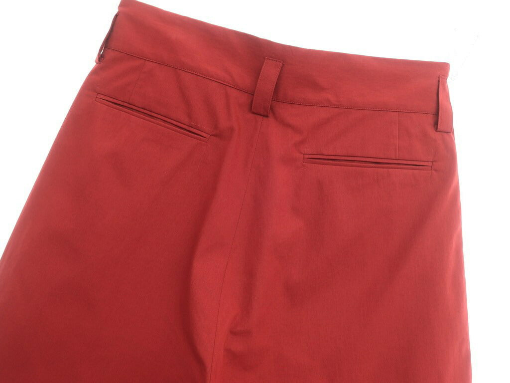 [New Outlet] LABRUM LONDON 22SS Cotton Wrap Shorts Red x Maroon [Size not listed (M size)] [RED] [S/S] [Condition Rank N-] [Men&