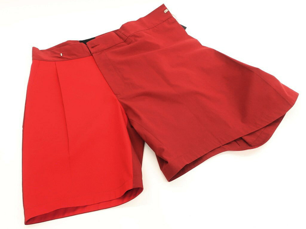 [New Outlet] LABRUM LONDON 22SS Cotton Wrap Shorts Red x Maroon [Size not listed (M size)] [RED] [S/S] [Condition Rank N-] [Men&