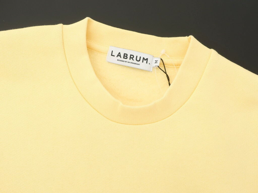 [New] LABRUM LONDON 2021AW Fleece-lined sweatshirt, yellow [Size M] [YEL] [A/W] [Condition rank N] [Men&