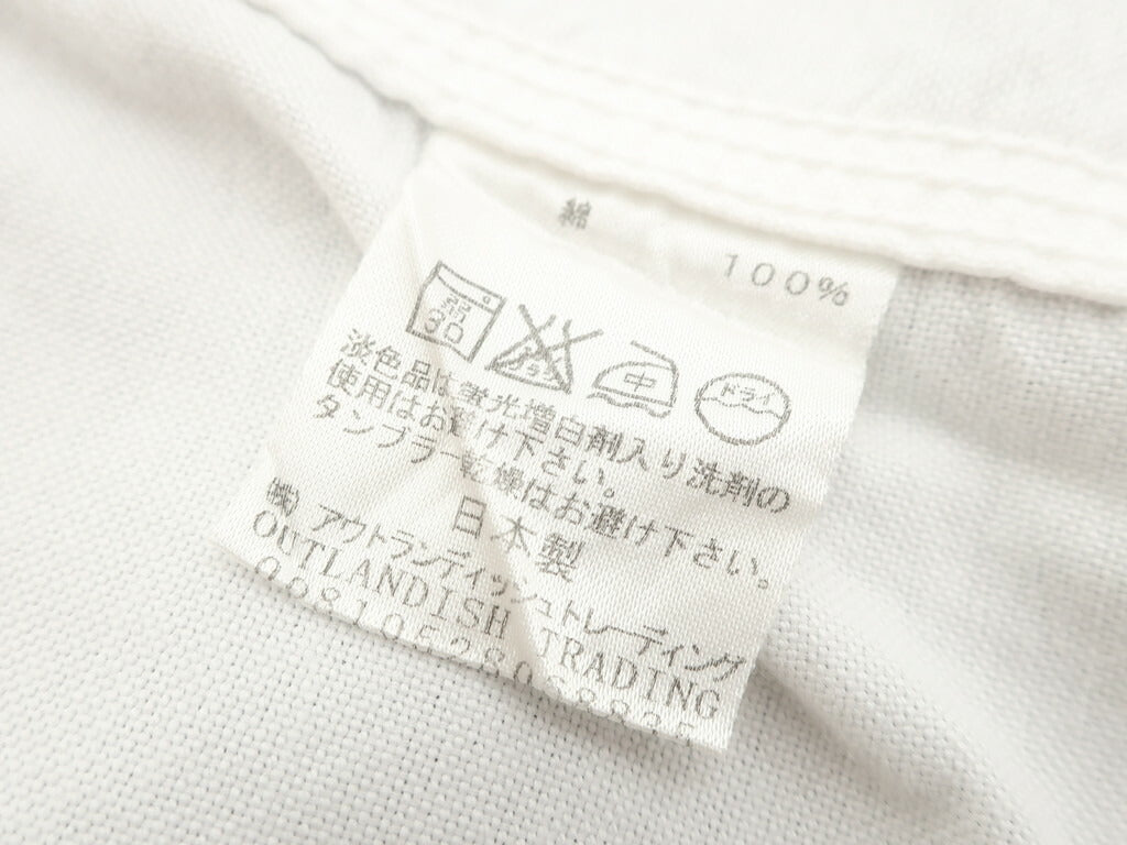 [Used] Keaton Chase Oxford button-down short-sleeve shirt, white [Size S] [WHT] [S/S] [Condition Rank B] [Men&