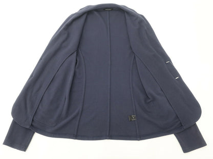 [Used] ROBERTO COLLINA Cotton knit casual jacket, navy [Size 46] [NVY] [S/S] [Condition Rank C] [Men&