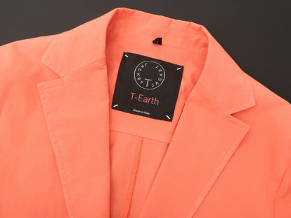 [New] T-JACKET T-Earth Stretch Cotton 2-Button Suit Set Salmon Color [Size M] [PNK] [S/S] [Condition Rank N] [Men&