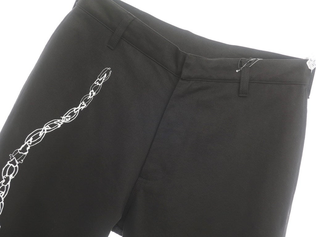 [New] Liam Hodges LIAM HODGES Cotton Chino Pants Black [Size 30] [BLK] [Condition Rank N] [Men&