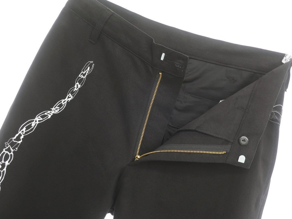 [New] Liam Hodges LIAM HODGES Cotton Chino Pants Black [Size 30] [BLK] [Condition Rank N] [Men&