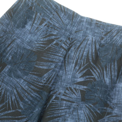 [New] HYDROGEN Cotton Linen Botanical Print Shorts Blue [Size 27] [BLU] [S/S] [Condition Rank N] [Men&