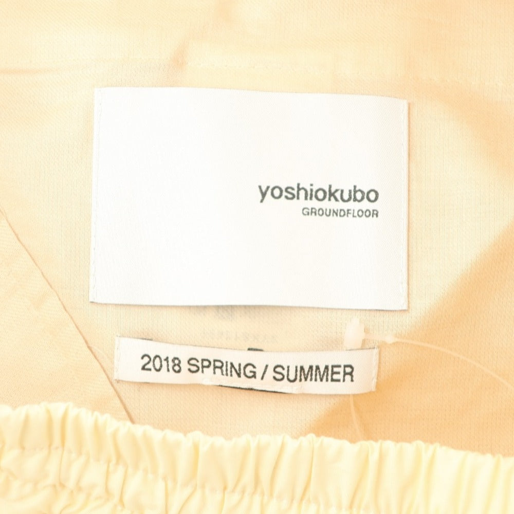 [Unused] Yoshio Kubo 2018 Spring/Summer Cotton Nylon Shorts Pale Yellow [Size 2] [YEL] [S/S] [Condition Rank S] [Men&