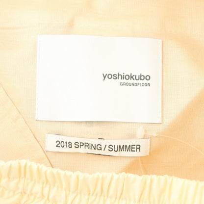 [Used] [Unused] Yoshio Kubo 2018 Spring/Summer Cotton Nylon Shorts Pale Yellow [Size 1] [YEL] [S/S] [Condition Rank S] [Men&