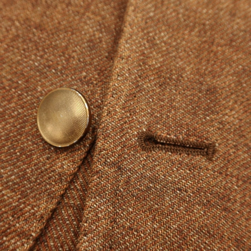 【中古】タリアトーレ TAGLIATORE リネン カジュアルジャケット ライトブラウン【 46 】【 状態ランクC 】【 メンズ 】