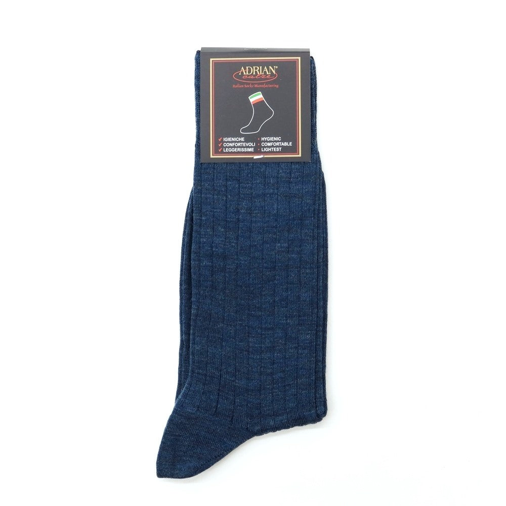 [New] ADRIAN socks
 Dark blue (ribbed) [Size Taglia. (39-42)] [BLU] [A/W] [Condition rank N] [Men&