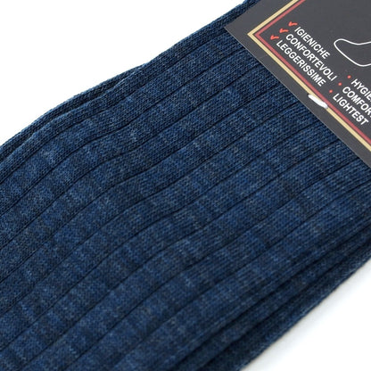 [New] ADRIAN socks
 Dark blue (ribbed) [Size Taglia. (39-42)] [BLU] [A/W] [Condition rank N] [Men&