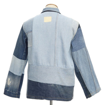 【中古】ギャラリーデプト GALLERY DEPT パッチワーク デニムジャケット ブルーxネイビー【 M 】【 状態ランクB 】【 メンズ 】