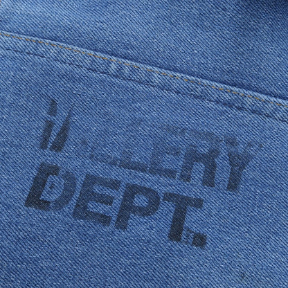 【中古】ギャラリーデプト GALLERY DEPT パッチワーク デニムジャケット ブルーxネイビー【 M 】【 状態ランクB 】【 メンズ 】