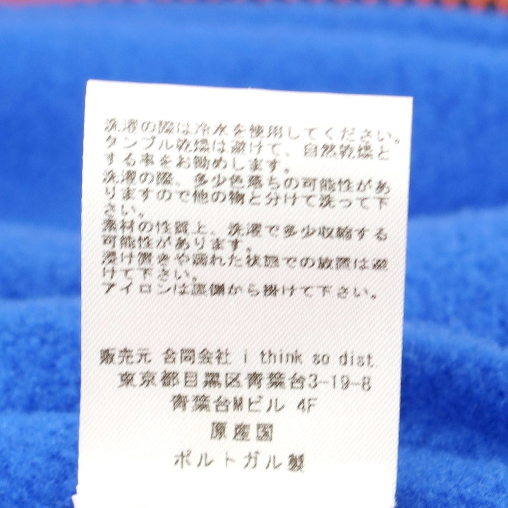 【中古】【未使用】フューチャー FUTUR リバーシブル ポリエステルコットン フーデッド フリースジャケット テラコッタxブルー【サイズM】【RED】【A/W】【状態ランクS】【メンズ】 [EPD]