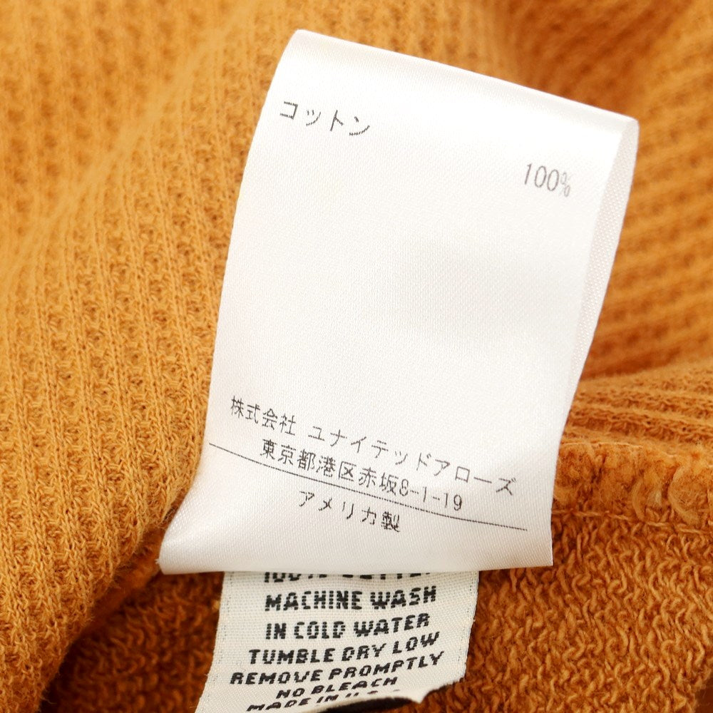 [Used] [Unused] CALUX MONKEYTIME special half-zip sweatshirt hoodie, orange [Size L] [ORG] [A/W] [Condition Rank S] [Men&