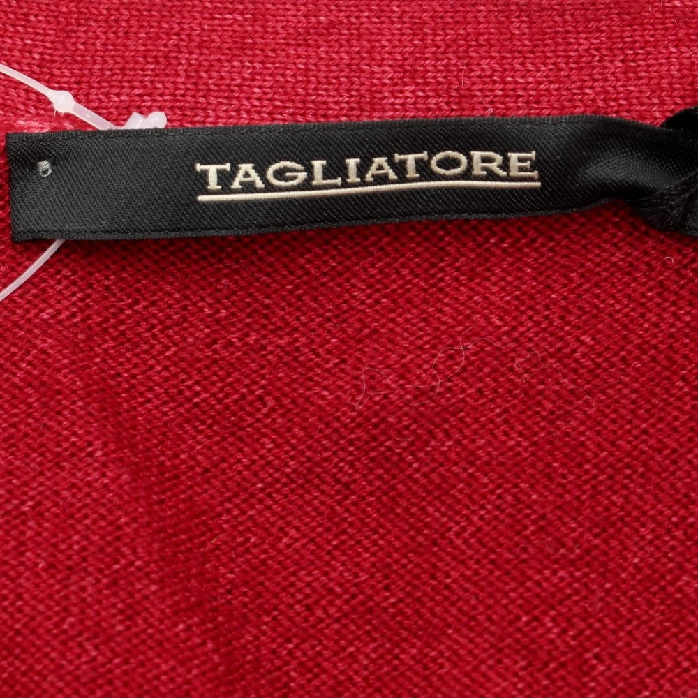 [New] TAGLIATORE Wool High Gauge Knit Vest Red [Size 50] [RED] [A/W] [Condition Rank N] [Men&