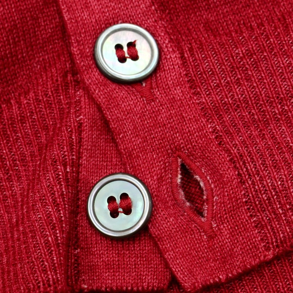 [New] TAGLIATORE Wool High Gauge Knit Vest Red [Size 50] [RED] [A/W] [Condition Rank N] [Men&