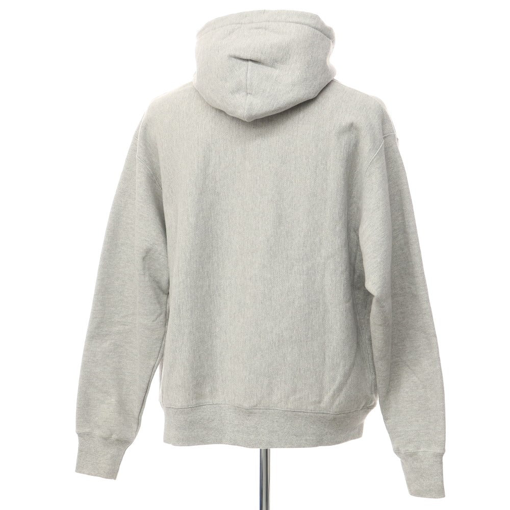 【中古】モマ MoMA CHAMPIONコラボ パーカー ライトグレー【 XL 】【 状態ランクC 】【 メンズ 】