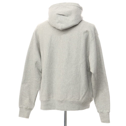 【中古】モマ MoMA CHAMPIONコラボ パーカー ライトグレー【 XL 】【 状態ランクC 】【 メンズ 】