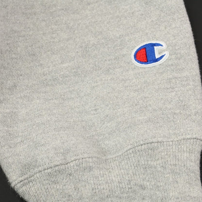 【中古】モマ MoMA CHAMPIONコラボ パーカー ライトグレー【 XL 】【 状態ランクC 】【 メンズ 】