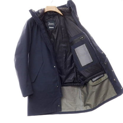 【中古】ヘルノ Herno Laminar GORE-TEX ゴアテックス 3WAY ダウンコート ネイビー【 50 】【 状態ランクC 】【 メンズ 】