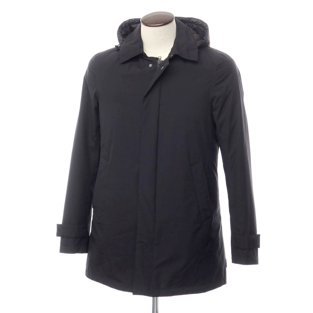 【中古】ヘルノ Herno Laminar ‎GORE-TEX ゴアテックス ダウンコート ブラック【サイズ48】【BLK】【A/W】【状態ランクB】【メンズ】