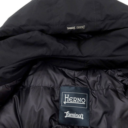 【中古】ヘルノ Herno Laminar ‎GORE-TEX ゴアテックス ダウンコート ブラック【サイズ48】【BLK】【A/W】【状態ランクB】【メンズ】