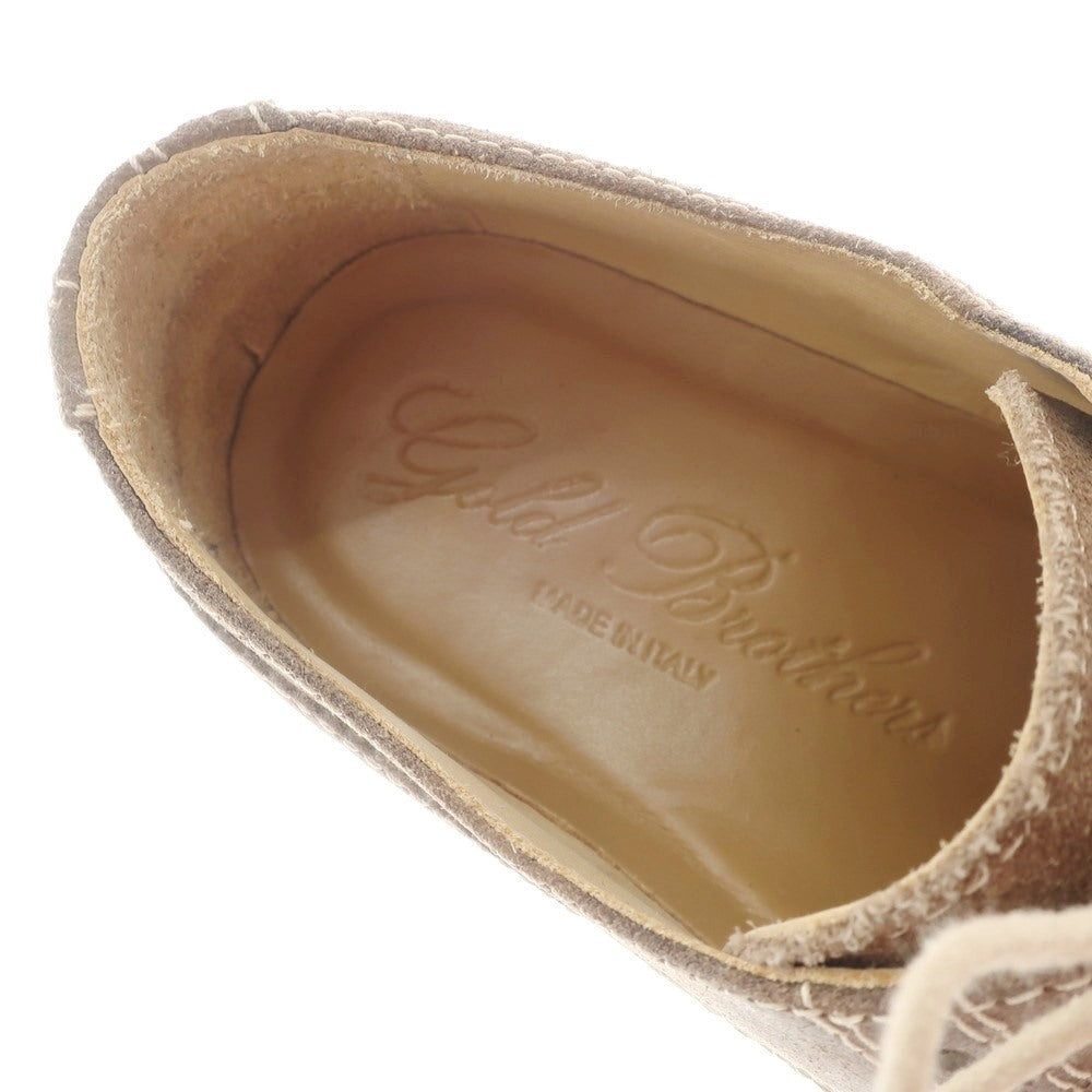 Ｇｏｌｄ Ｂｒｏｔｈｅｒｓ ゴールド ブラザーズ スウェード ブーツ 定価52000円 中古ゴールドブラザーズ GOLD BROTHERS スエード ウイングチップ