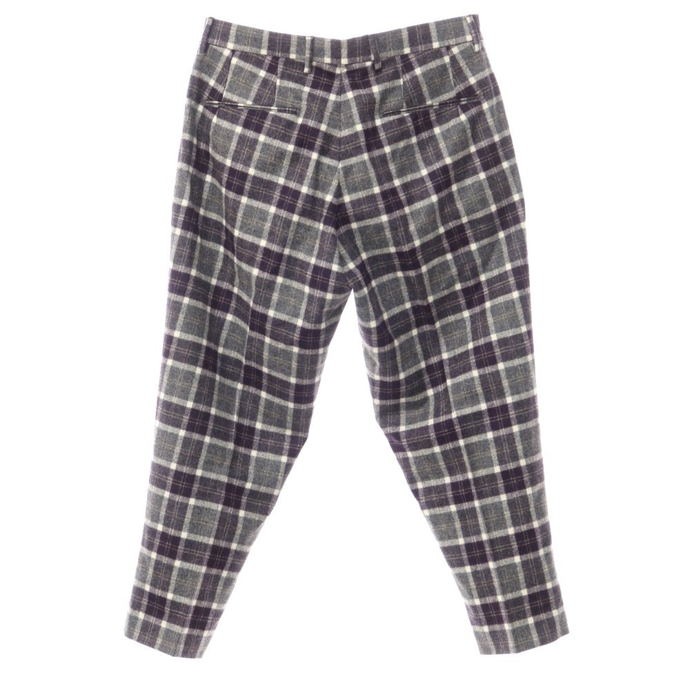 [Used] BERWICH Wool Casual Slacks Pants Gray x Navy [Size 46] [GRY] [A/W] [Condition Rank B] ​​[Men&