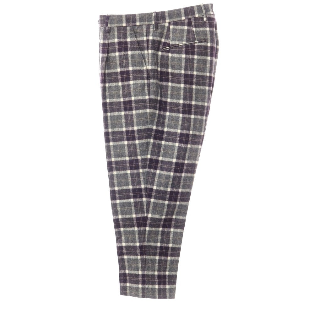 [Used] BERWICH Wool Casual Slacks Pants Gray x Navy [Size 46] [GRY] [A/W] [Condition Rank B] ​​[Men&