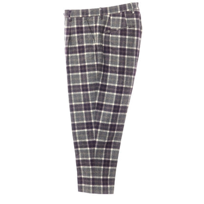 [Used] BERWICH Wool Casual Slacks Pants Gray x Navy [Size 46] [GRY] [A/W] [Condition Rank B] ​​[Men&