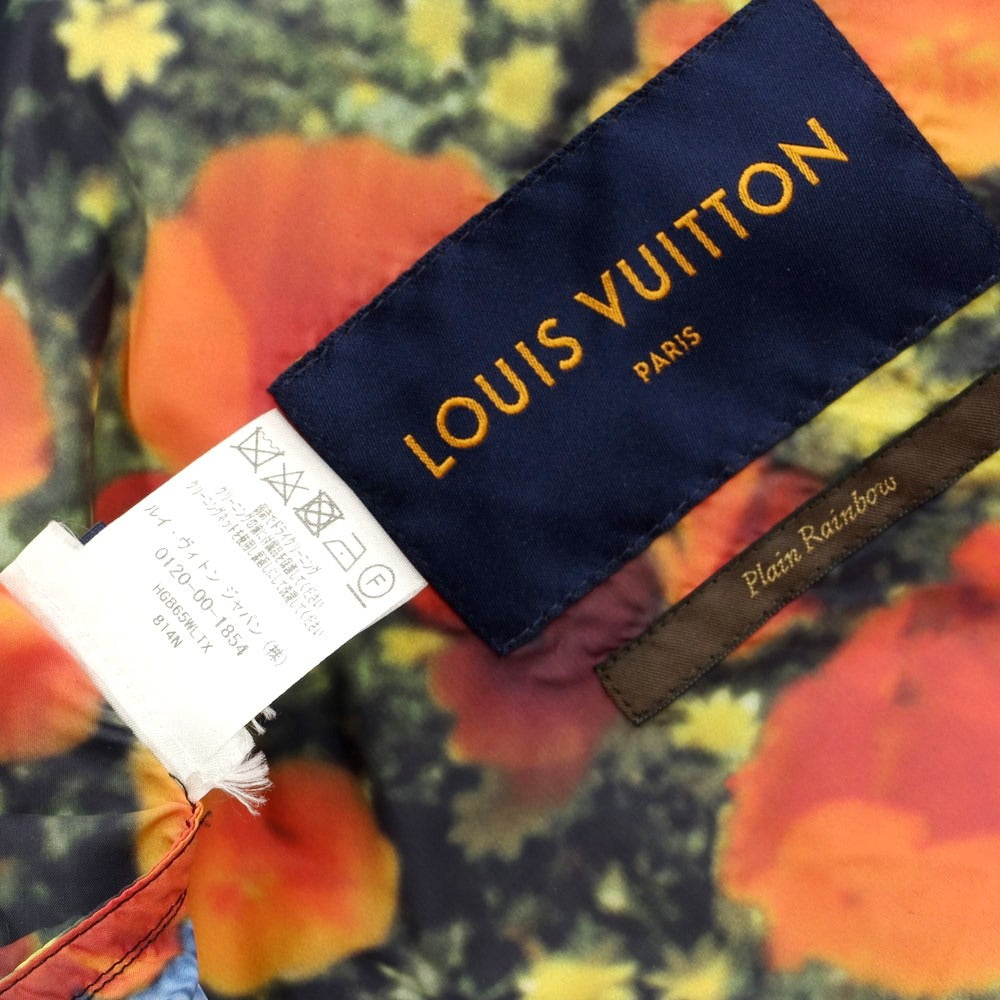 【中古】ルイ ヴィトン LOUIS VUITTON POPPIES DOROTHY GRAPHIC WINDBREAKER ナイロン マウンテンパーカー グリーンxレッド【サイズ46】【 状態ランクA 】【 メンズ 】 [EPD]