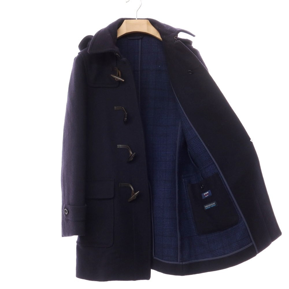 【中古】アザブテーラー azabu tailor ウール ダッフルコート ネイビー【サイズ46】【NVY】【A/W】【状態ランクC】【メンズ】