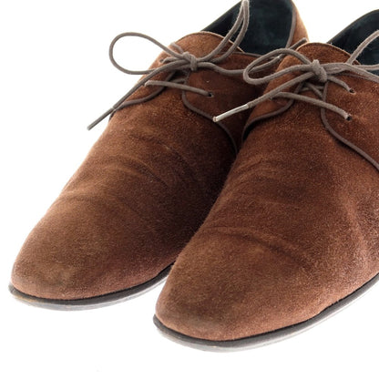 [Used] Guji suede plain toe dress shoes, brown [size 6] [BRW] [S/S/A/W] [Condition rank C] [Men&