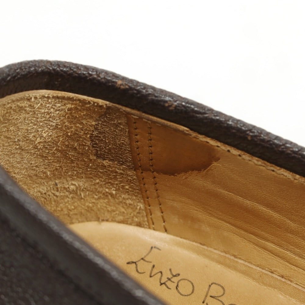 【中古】エンツォ ボナフェ Enzo Bonafe BEAMS別注 ストラップローファー ダークブラウン【 40 】【 状態ランクB 】【 メンズ 】