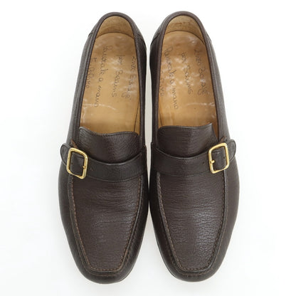 【中古】エンツォ ボナフェ Enzo Bonafe BEAMS別注 ストラップローファー ダークブラウン【 40 】【 状態ランクB 】【 メンズ 】